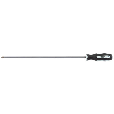 DR-63594 — Draper Expert Cross Slot Extra Long Reach Soft Grip Screwdriver, No.2 x 450mm