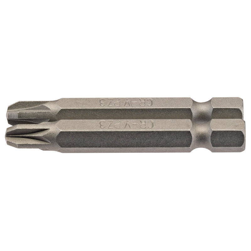DR-64229 — PZ Type Insert Bit, 1/4" Hex, 50mm Long, No.3 (Pack of 2)
