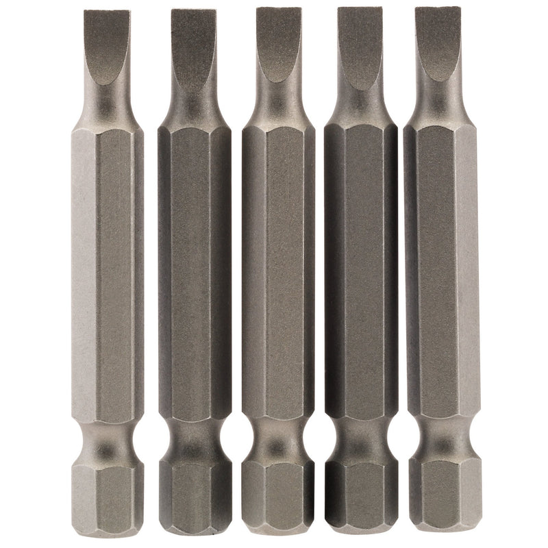 DR-64270 — Plain Slot Insert Bit, 4.5mm, 1/4" Hex, 50mm Long (Pack of 5)