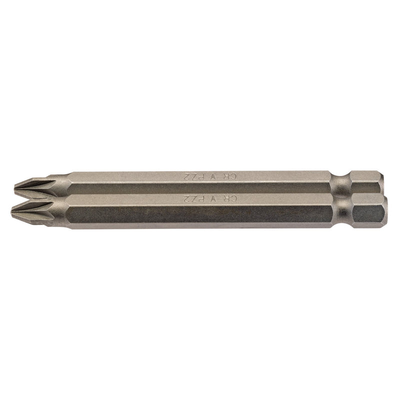 DR-64312 — PZ Type Insert Bit, 1/4" Hex, 75mm Long, No.2 (Pack of 2)
