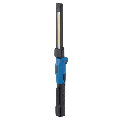 DR-64499 — Draper Expert COB SMD LED Rechargeable Pocket Folding Slim Light, 100 Lumens, 1 x USB Cable Supplied
