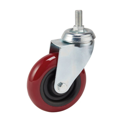 DR-65520 — Swivel Bolt Fixing Polyurethane Wheel, 100mm Diameter, S.W.L. 125kg