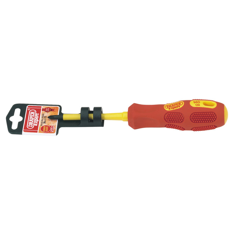 DR-69222 — Draper Expert VDE Approved Fully Insulated Cross Slot Screwdriver, No.1 x 80mm