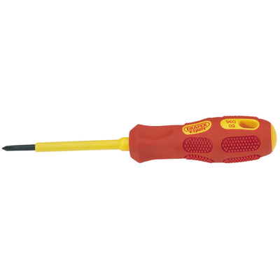 DR-69224 — Draper Expert VDE Approved Fully Insulated Cross Slot Screwdriver, No.0 x 60mm (Sold Loose)