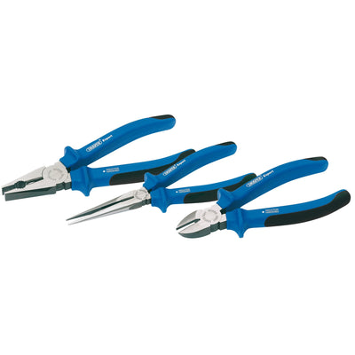 DR-69289 — Draper Expert Heavy Duty Soft Grip Pliers Set (3 Piece)