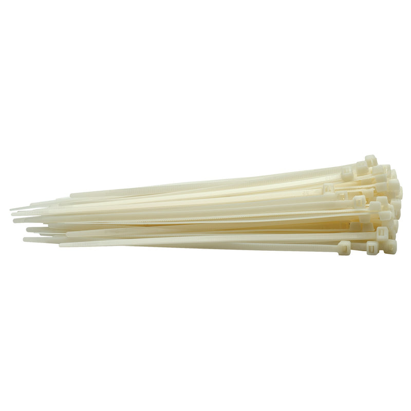 DR-70394 — Cable Ties, 4.8 x 200mm, White (Pack of 100)