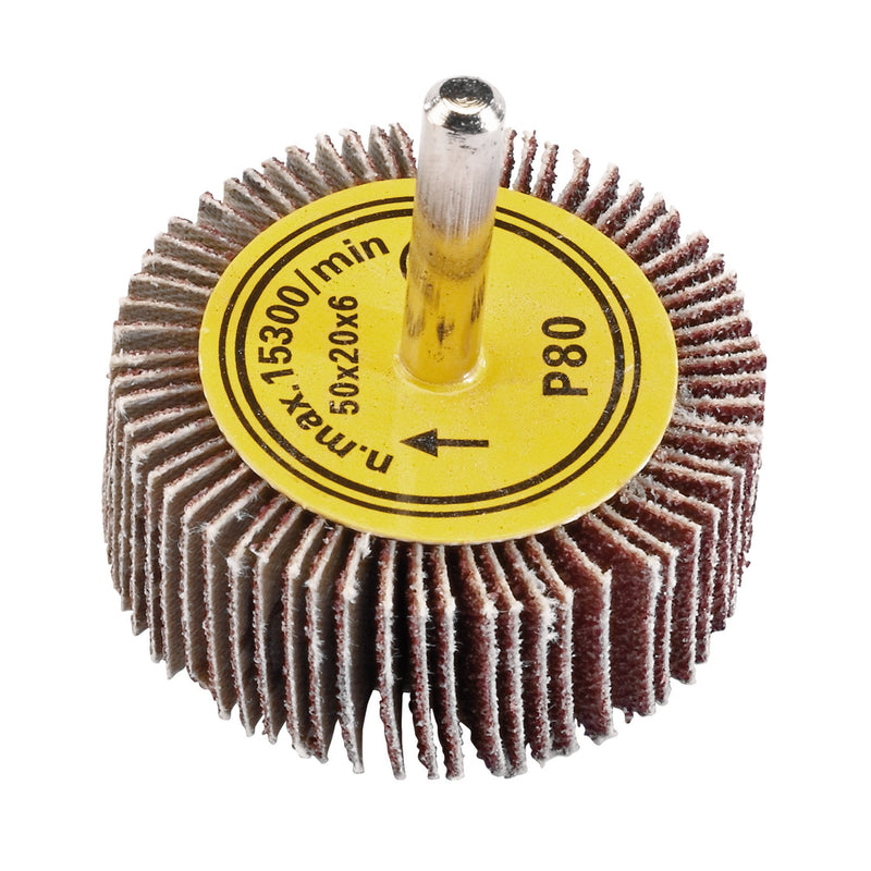 DR-71826 — Abrasive Flap Wheel, 50 x 20mm, 80 Grit
