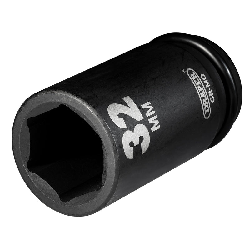 DR-71924 — Draper Hi-TORQ® Deep Impact Socket, 3/4" Sq. Dr., 32mm