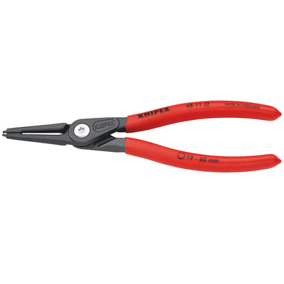 DR-75079 — KNIPEX 48 11 J2 SB Precision Circlip Pliers For Internal Circlips In Bore Holes, 180mm