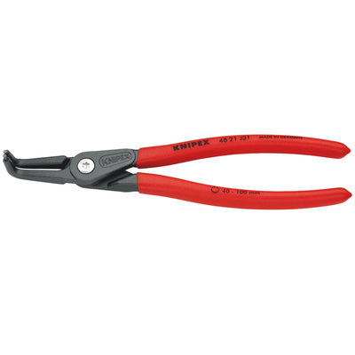 DR-75086 — KNIPEX 48 21 J31 SB Precision Circlip Pliers For Internal Circlips In Bore Holes, 210mm
