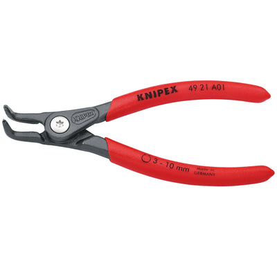 DR-75093 — KNIPEX 49 21 A01 SB Precision Circlip Pliers For External Circlips On Shafts, 130mm