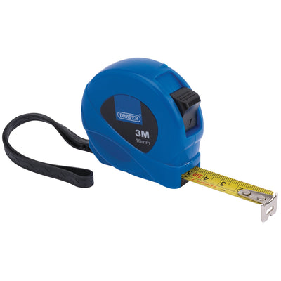 DR-75880 — Measuring Tape, 3m/10ft x 16mm, Blue
