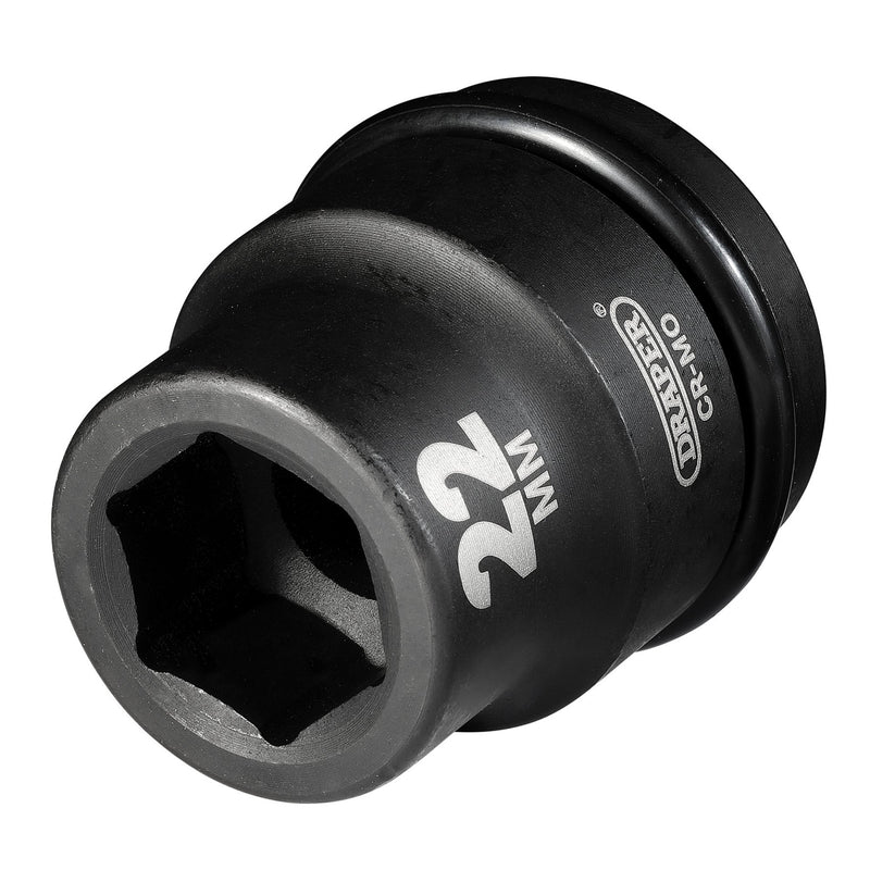 DR-75968 — Draper Hi-TORQ® Impact Socket, 3/4" Sq. Dr., 22mm