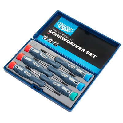 DR-78924 — Draper Expert Soft Grip Precision Screwdriver Set (6 Piece)