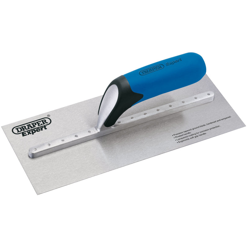 DR-81222 — Draper Expert Soft Grip Plastering Trowel, 120 x 280mm