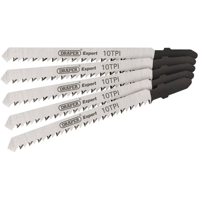 DR-81718 — Draper Expert DT101BR Jigsaw Blade Set, 100mm (5 Piece)