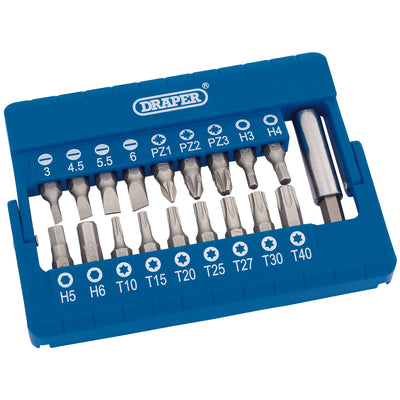 DR-82393 — Screwdriver and Magnetic Bit Holder Set (19 Piece)