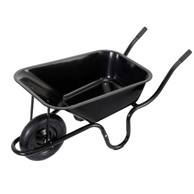 DR-82755 — Metal Tray Contractors Wheelbarrow, 85L