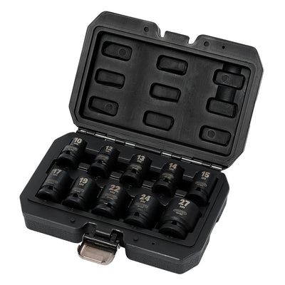 DR-83092 — Draper HI-TORQ® Metric Impact Socket Set, 1/2" Sq. Dr. (10 Piece)