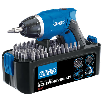 DR-83568 — 3.6V Cordless Li-ion Screwdriver Kit