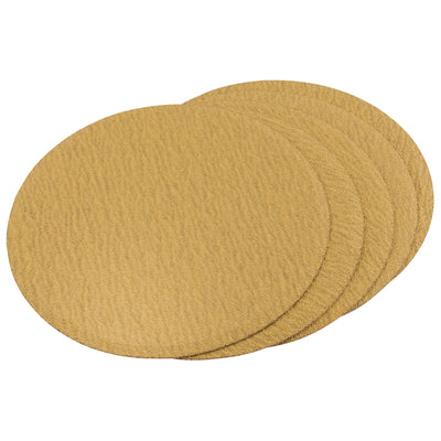 DR-83867 — White Aluminium Oxide Sanding Discs, 150mm, 80 Grit (Pack of 5)