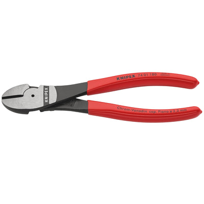 DR-83888 — KNIPEX 74 01 180 SBE High Leverage Diagonal Cutter, 180mm
