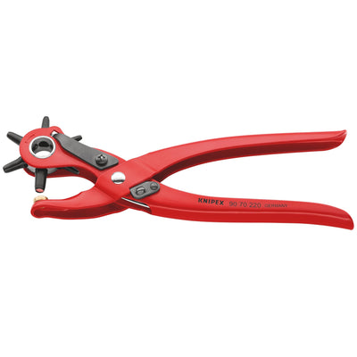 DR-87161 — KNIPEX 90 70 220 SBE Revolving Punch Pliers, 220mm