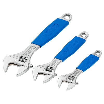 DR-88598 — Crescent-Type Adjustable Wrench Set (3 Piece)