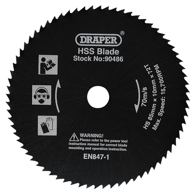DR-90486 — HSS Saw Blade, 85mm