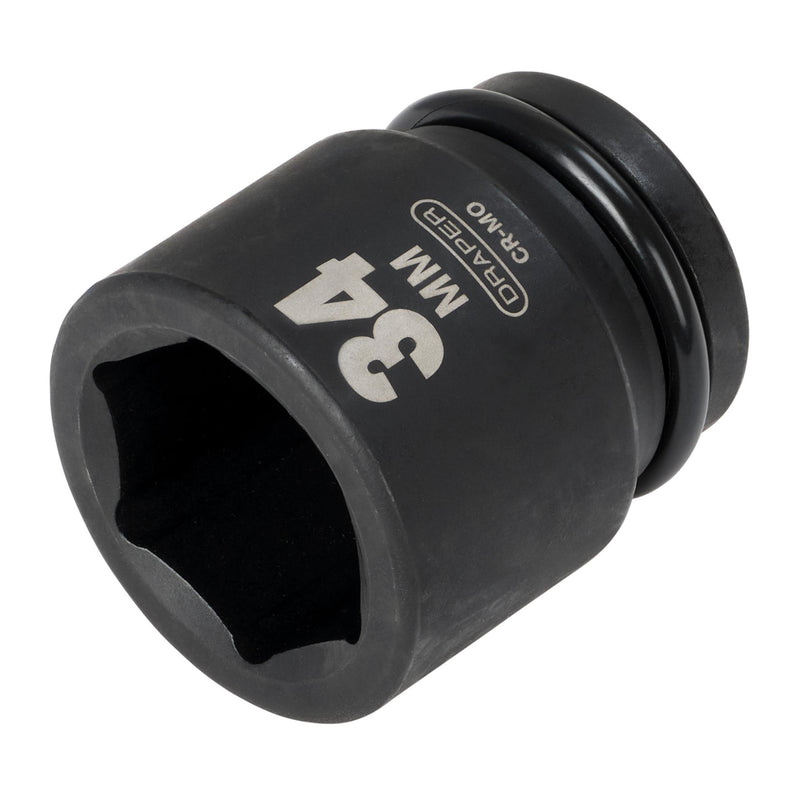 DR-93267 — Draper HI-TORQ® 6 Point Impact Socket, 3/4" Sq. Dr., 34mm