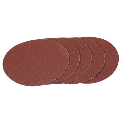 DR-93388 — Hook and Loop Aluminium Oxide Sanding Discs, 180mm, 60 Grit (Pack of 5)