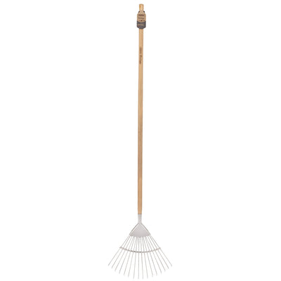 DR-99020 — Draper Heritage Stainless Steel Lawn Rake with Ash Handle