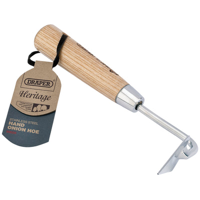 DR-99029 — Draper Heritage Stainless Steel Onion Hoe With Ash Handle