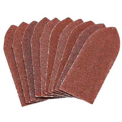 DR-99260 — Hook and Loop Aluminium Oxide Sanding Sheets, 32 x 92mm, 60 Grit (Pack of 10)