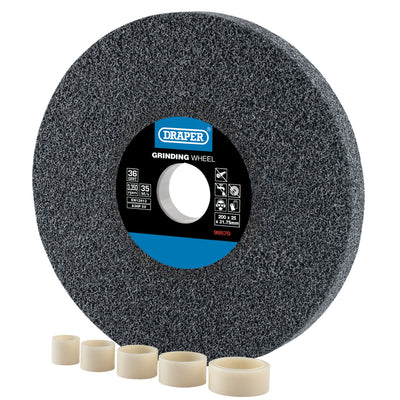DR-99570 — Aluminium Oxide Bench Grinding Wheel, 200 x 25mm, 36 Grit