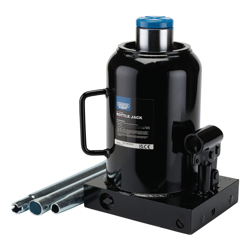 DR-99772 — Draper Expert Hydraulic Bottle Jack, 50 Tonne