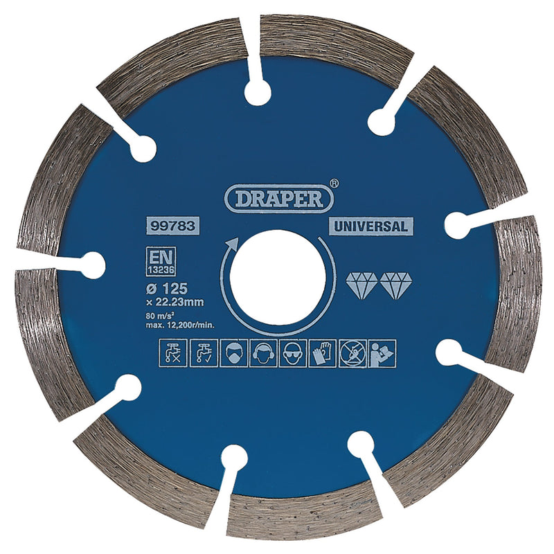 DR-99783 — Segmented Diamond Blade, 125mm
