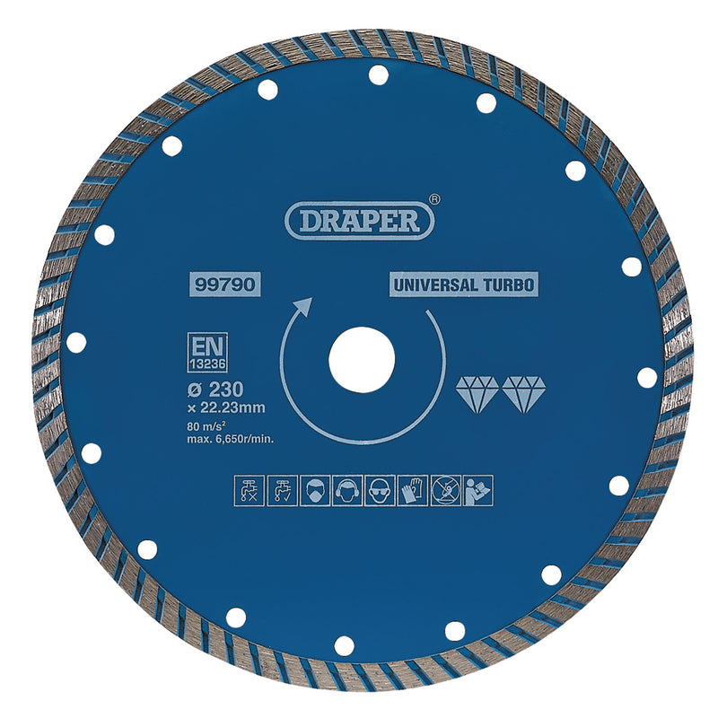 DR-99790 — Turbo Diamond Blade, 230mm