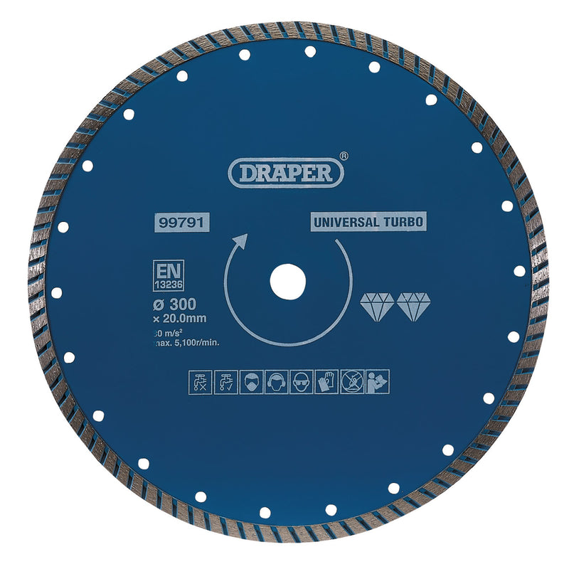 DR-99791 — Turbo Diamond Blade, 300mm