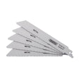 Draper DS922VF Bi - metal Reciprocating Saw Blades for Metal, 150mm, 10 - 14tpi (Pack of 5) - DR-43463 - Draper - Trade Counter Direct