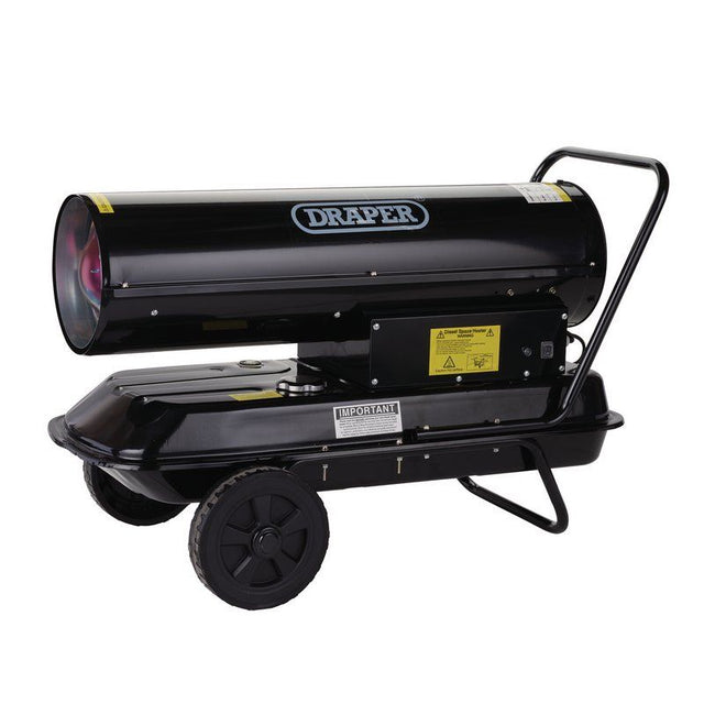 Draper DSH108 230V Diesel and Kerosene Space Heater, 102,300 BTU/30kW - (04176) - DR-04176 - Draper - Trade Counter Direct