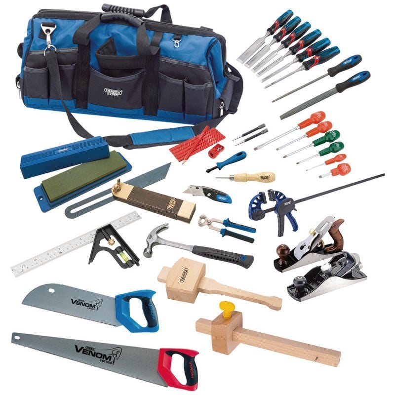 Draper DTKC/JKIT1 Carpenter/Joiner Hand Tool Kit - (99242) - DR-99242 - Draper - Trade Counter Direct