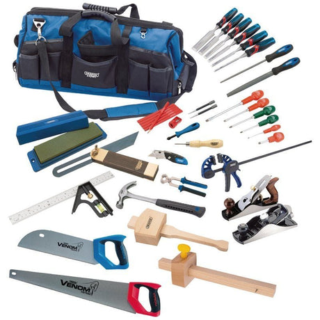 Draper DTKC/JKIT1 Carpenter/Joiner Hand Tool Kit - (99242) - DR-99242 - Draper - Trade Counter Direct