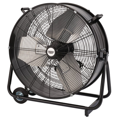 Draper Expert 230V High Flow Drum Fan, 24"/600mm, 330W - DR-99623 - Draper - Trade Counter Direct