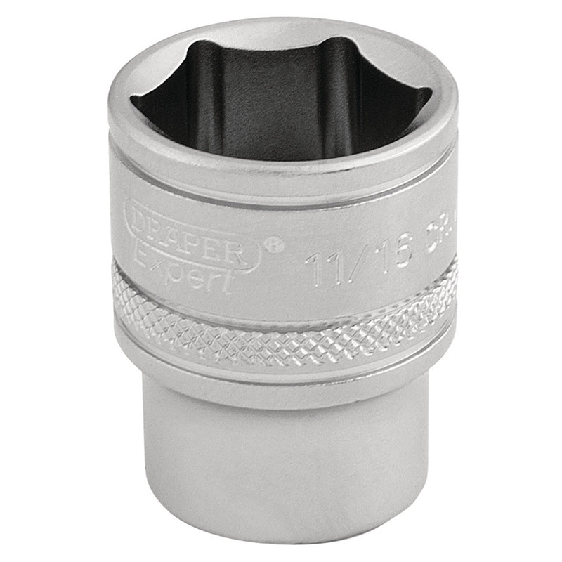 Draper Expert 6 Point Imperial Socket, 3/8" Sq. Dr. - DR-16573 - Draper - Trade Counter Direct