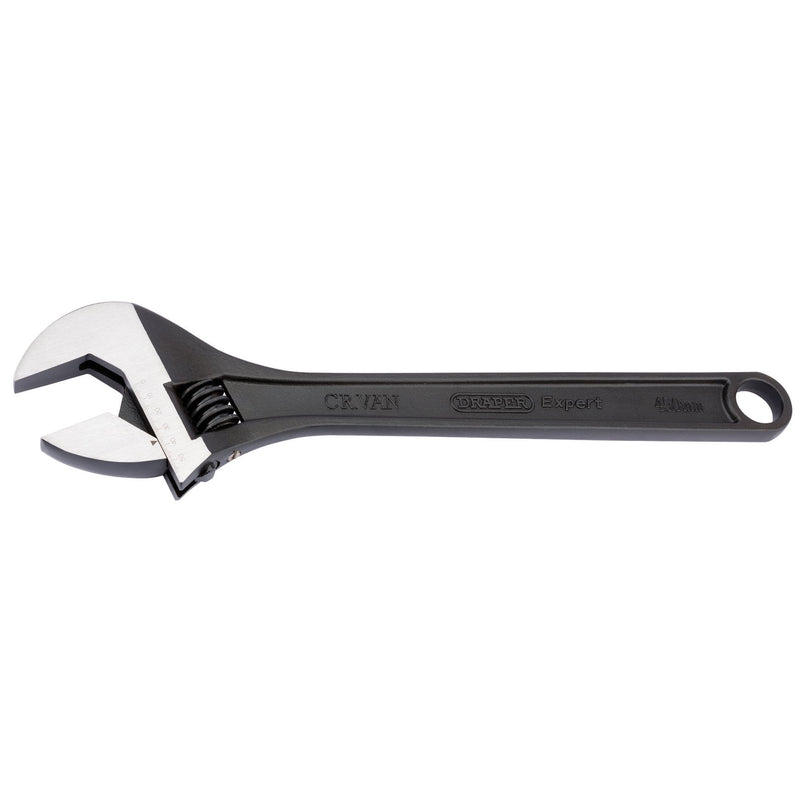 Draper Expert Crescent-Type Adjustable Wrench with Phosphate Finish - DR-52684 - Draper - Trade Counter Direct