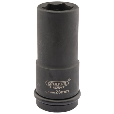 Draper Expert HI-TORQ® 6 Point Deep Impact Socket, 3/4" Sq. Dr., 23mm - DR-05055 - Draper - Trade Counter Direct
