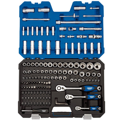 Draper Expert Metric Socket Set, 1/4", 3/8" and 1/2" Sq. Dr. (149 Piece) - DR-16461 - Draper - Trade Counter Direct