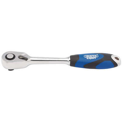 Draper Expert Soft Grip Reversible Ratchet, 3/8" Sq. Dr., 72 Tooth - DR-26503 - Draper - Trade Counter Direct