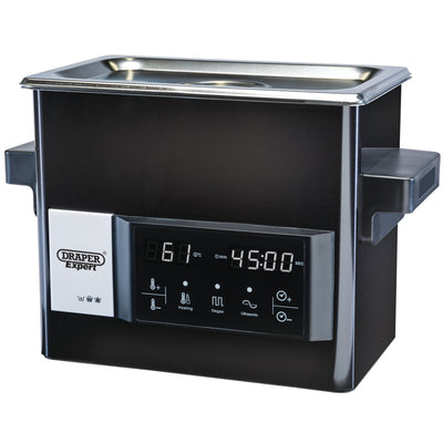 Draper Expert Ultrasonic Cleaning Tank, 3L - DR-92632 - Draper - Trade Counter Direct